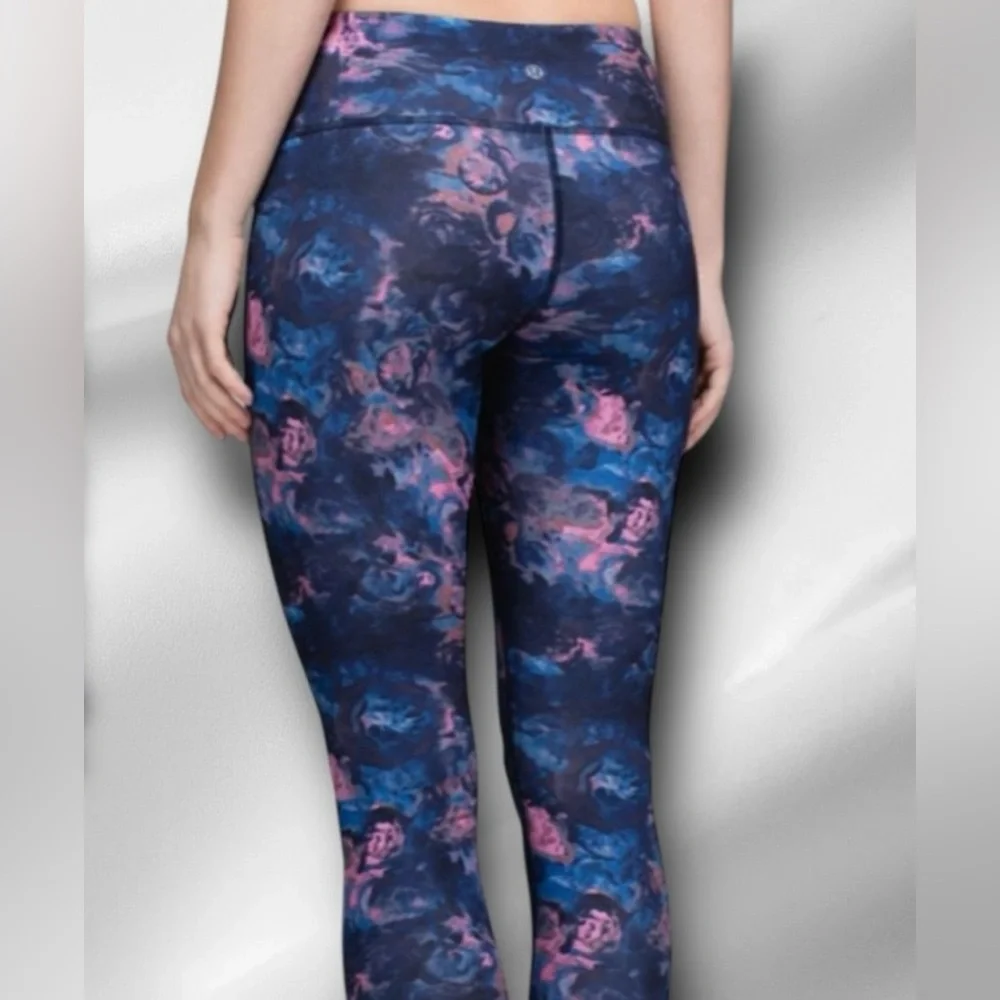 Lululemon Wunder Under Pant Full-On Luon Moody Mirage Bark Berry Deep Navy - Picture 1 of 12